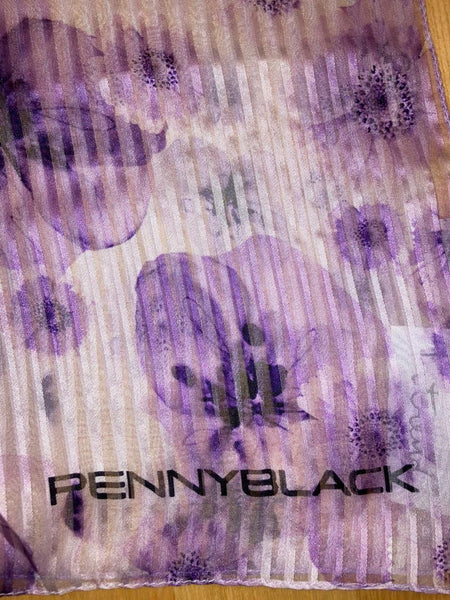 Intrend шелковый платок шарф Pennyblack 100%