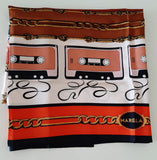 Intrend Marella silk scarf 120*120 cm orange