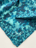 Intrend Max&Co silk scarf 66*66 cm green blue