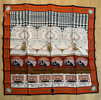 Intrend Marella silk scarf 120*120 cm orange