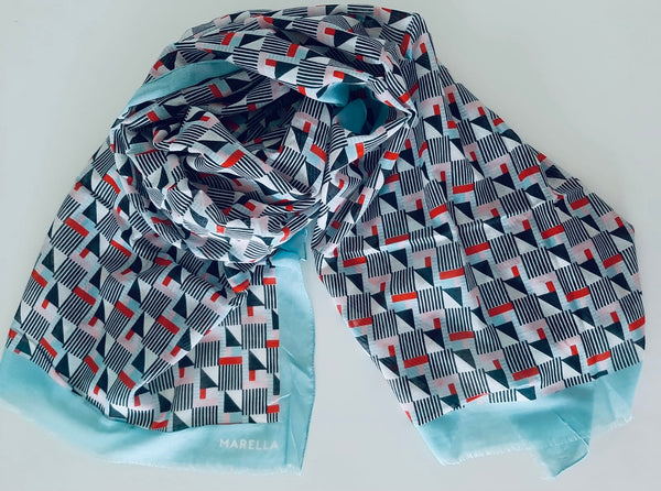 Intrend шарф Marella 80% хлопок 20% шелк шёлк