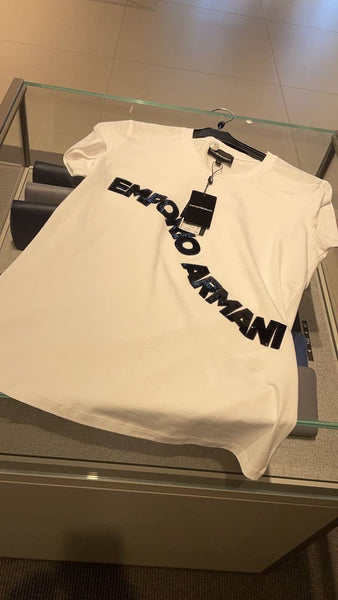 Emporio Armani t-shirt 38 40 S M white