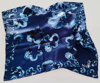 Intrend Max&Co silk scarf 66*66 cm blue