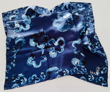 Intrend Max&Co silk scarf 66*66 cm blue