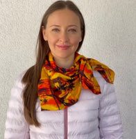Intrend платок 70*70cm 100% хлопок
