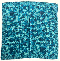 Intrend Max&Co silk scarf 66*66 cm green blue