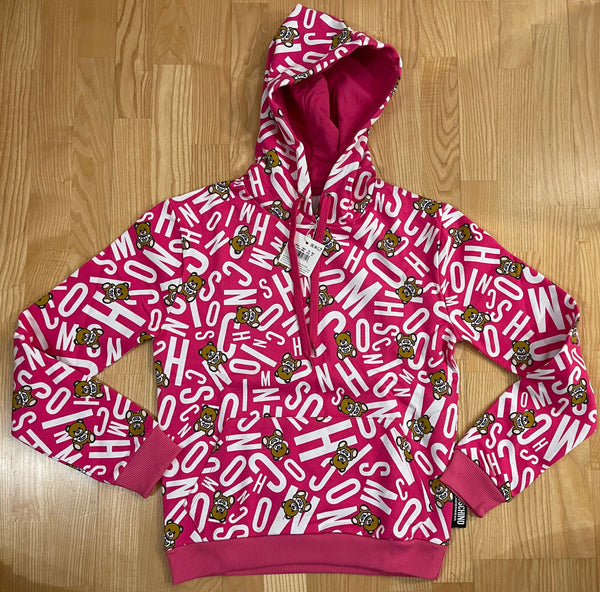 Moschino hoodie Xs s m L xl pink