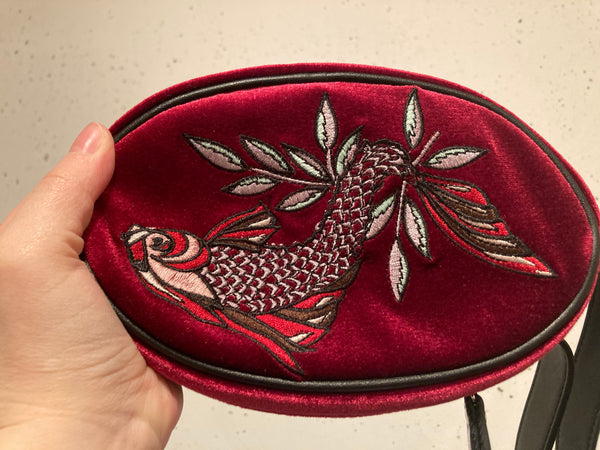Pollini belt bag сумка Бордо поясная