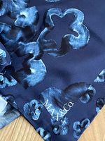 Intrend Max&Co silk scarf 66*66 cm blue